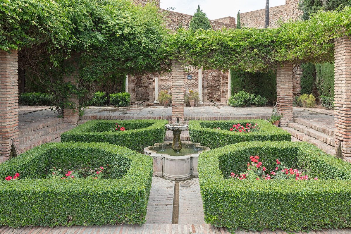 Inside the Alcazaba's gardens