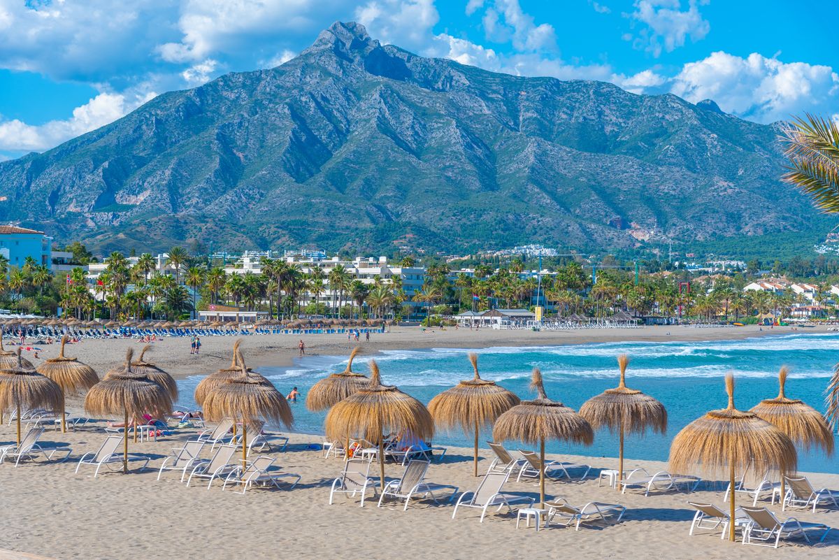 The beach at Puerto Banús
